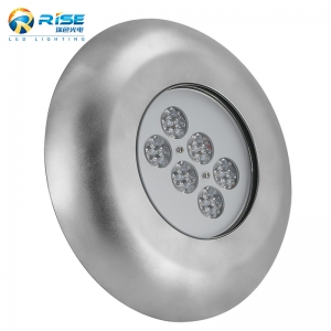 Luz LED para piscina externa 24W 316L aço inoxidável IP68 