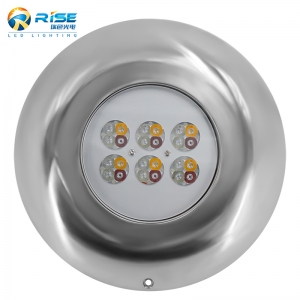 Luz LED para piscina externa 24W 316L aço inoxidável IP68 